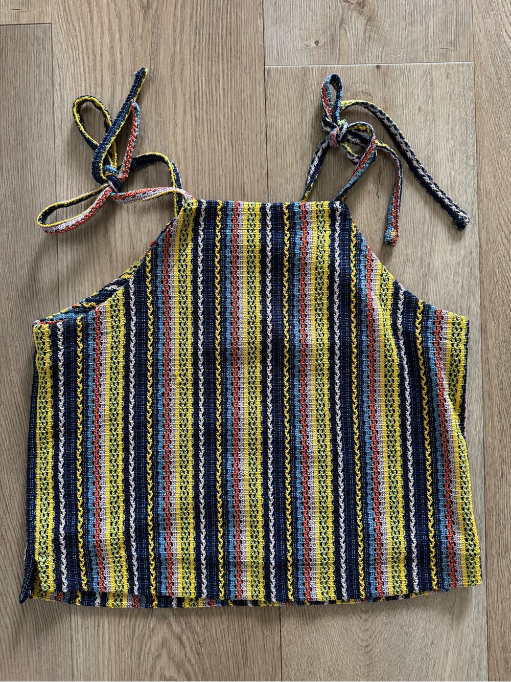 Madewell Texture & Thread Colorful Striped Tank Medium